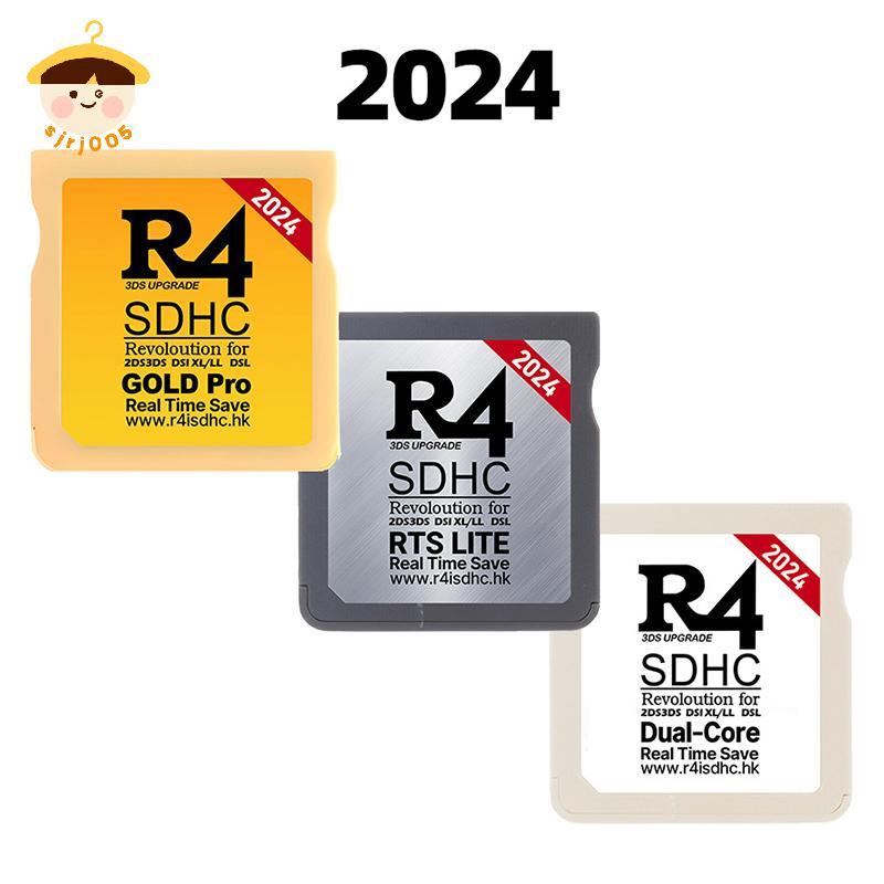 〔8C05〕 2024 สําหรับการ์ดเกม NDS สําหรับ R4I SDHC TF Card R4 SDHC Gold Pro การ์ดวิดีโอเกมการ์ดทองสีขา