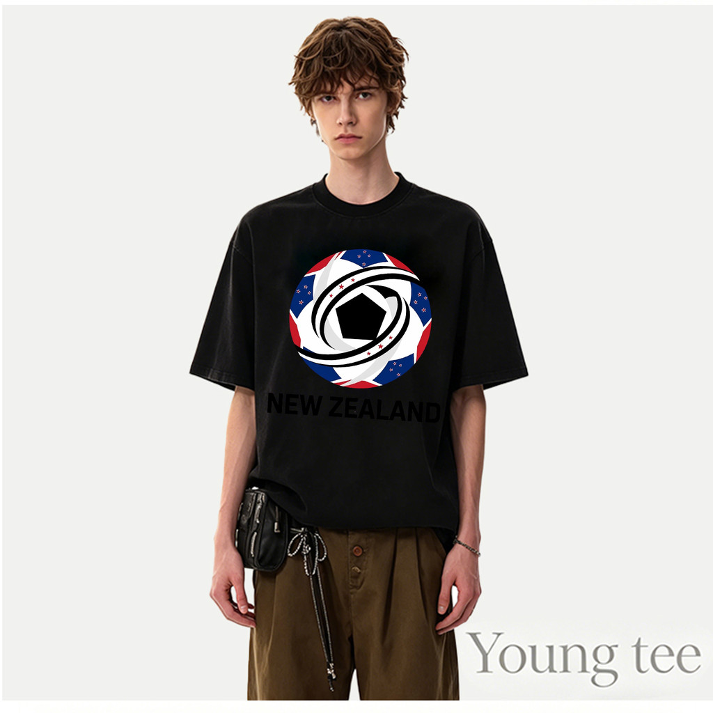 YOUNG T🔥🔥M~3XL เสื้อยืดธีมฟุตบอลโลก 2026 พิมพ์โลโก้ทีมชาติหลายประเทศ-39