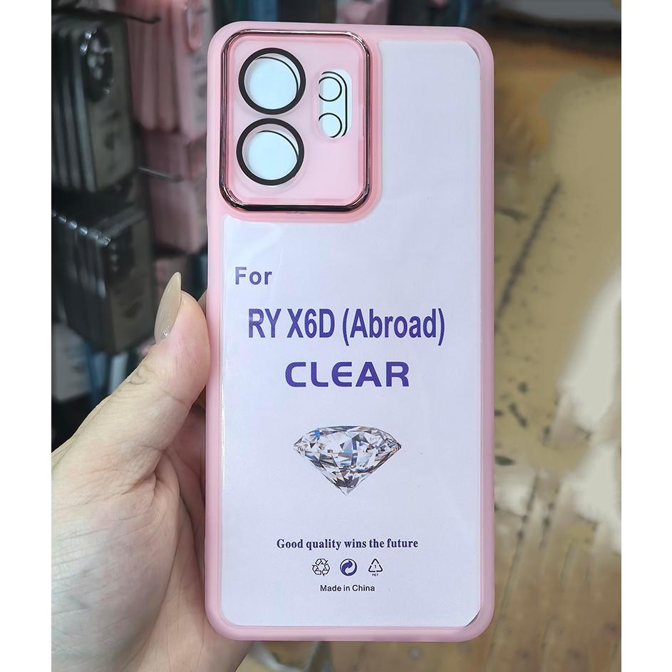 สําหรับ Honor X6D X 6D HonorX6D 5G LNA-NX1 Nala-N31B Nala-N32E สแควร์โปร่งใสเคสโทรศัพท์แฟชั่นคู่กันก