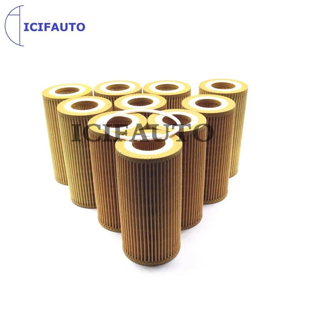 10 x กรองน้ํามัน HU719/8X สําหรับ Volvo C30 C70 S40 S60 S80 V40 V50 V70 XC60 XC70 XC90 2.0L 2.4L 2.5