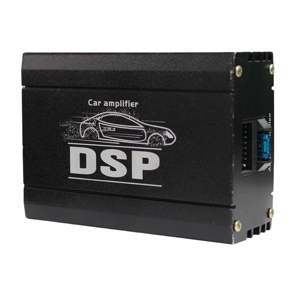 ❤ Domybest 4x50W รถ DSP เครื่องรับสัญญาณเสียงดิจิตอล 4 ช่อง DSP รถเครื่องขยายเสียงสําหรับรถยนต์