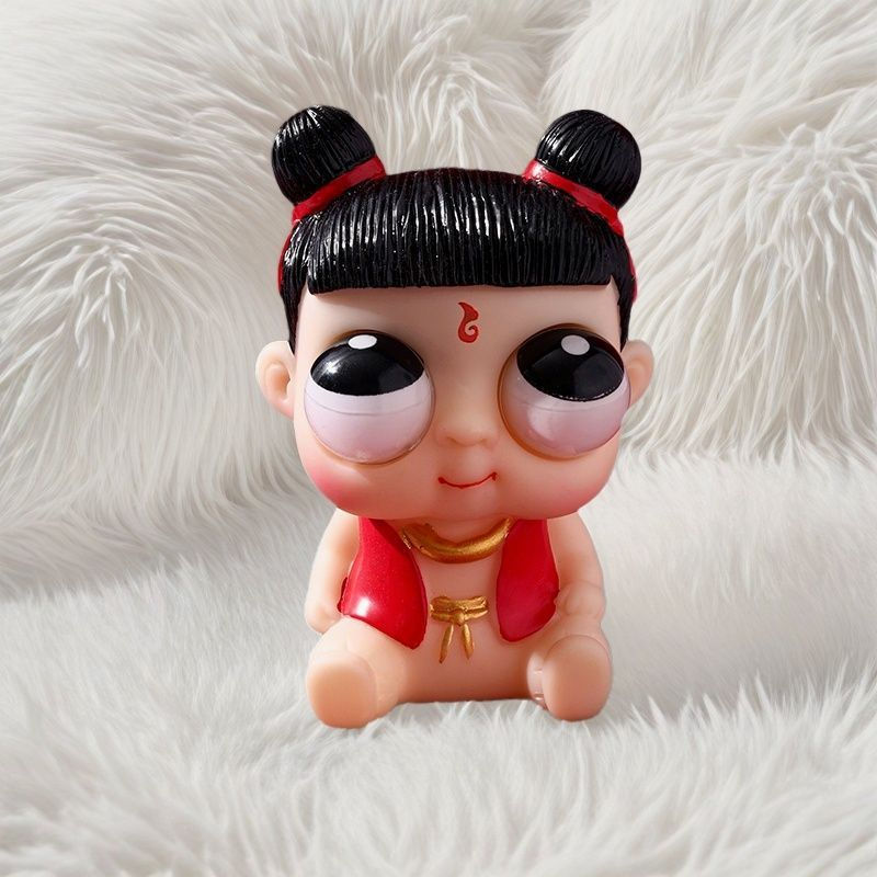 JUA Popular internet celebrity Nezha's eye-popping stress-relief doll is full of fun, offers versati