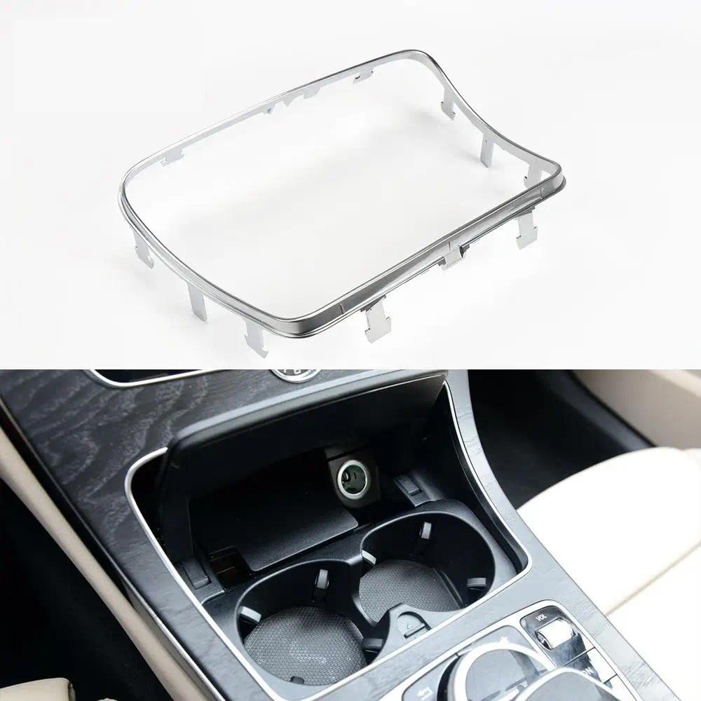 โครงตัดแถบที่วางแก้ว, สติ๊กเกอร์สําหรับ C Class W205 GLC Class W205auto parts ของแต่งรถ