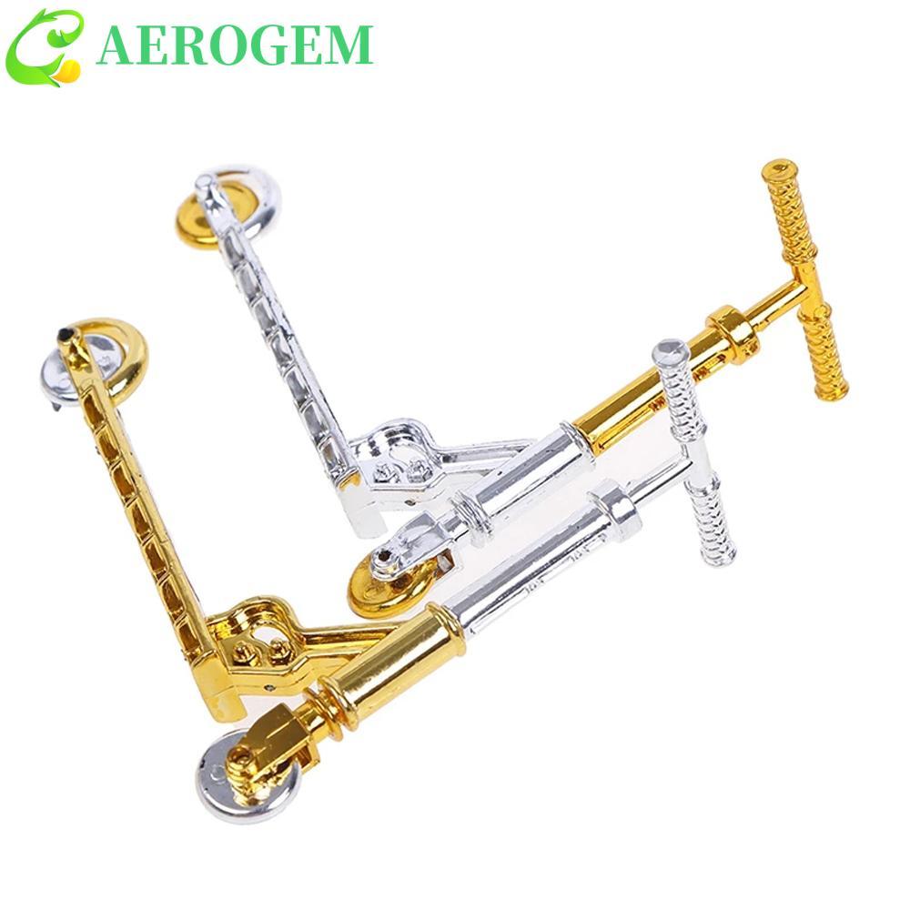 AEROGEM Mini Scooter เด็กนิ้วมือจักรยานสเก็ตบอร์ดของเล่นเพื่อการศึกษา Fingerboard Mini Finger Scoote