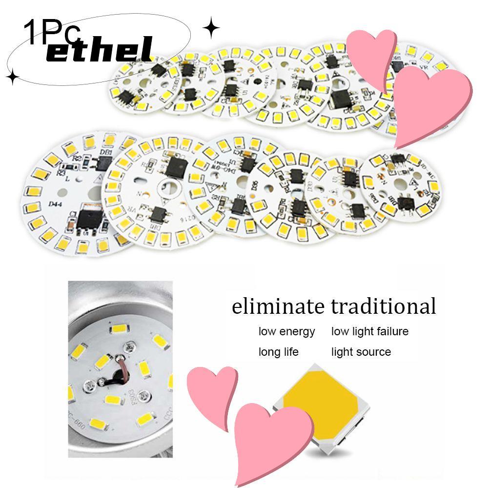 ETHEL 1 PC 2835 SMD AC220V 15W 12W 9W 7W 6W 5W 3W แผ่นไฟ