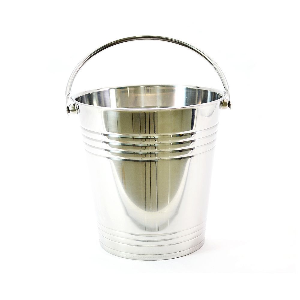 [สินค้าส่งด่วน]  ถังน้ำแข็งสแตนเลส 20 ซม. STAINLESS STEEL ICE BUCKET 20 CM.