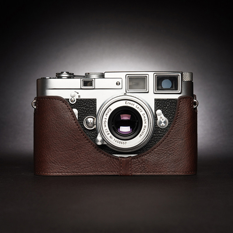 Leica Leica Leica MDa M1 M2 M3 M4 M6 M5 MP กระเป๋ากล้องหนังแท้ฟิล์มป้องกันกรณีอุปกรณ์เสริม