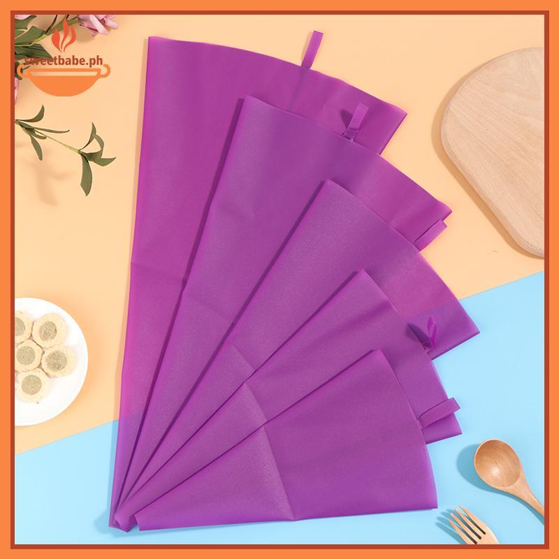 Sweet Reusable ซิลิโคน Pastry Bag Piping เครื่องมือตกแต่งเค้ก DIY Cupcake Pastry Bag PH