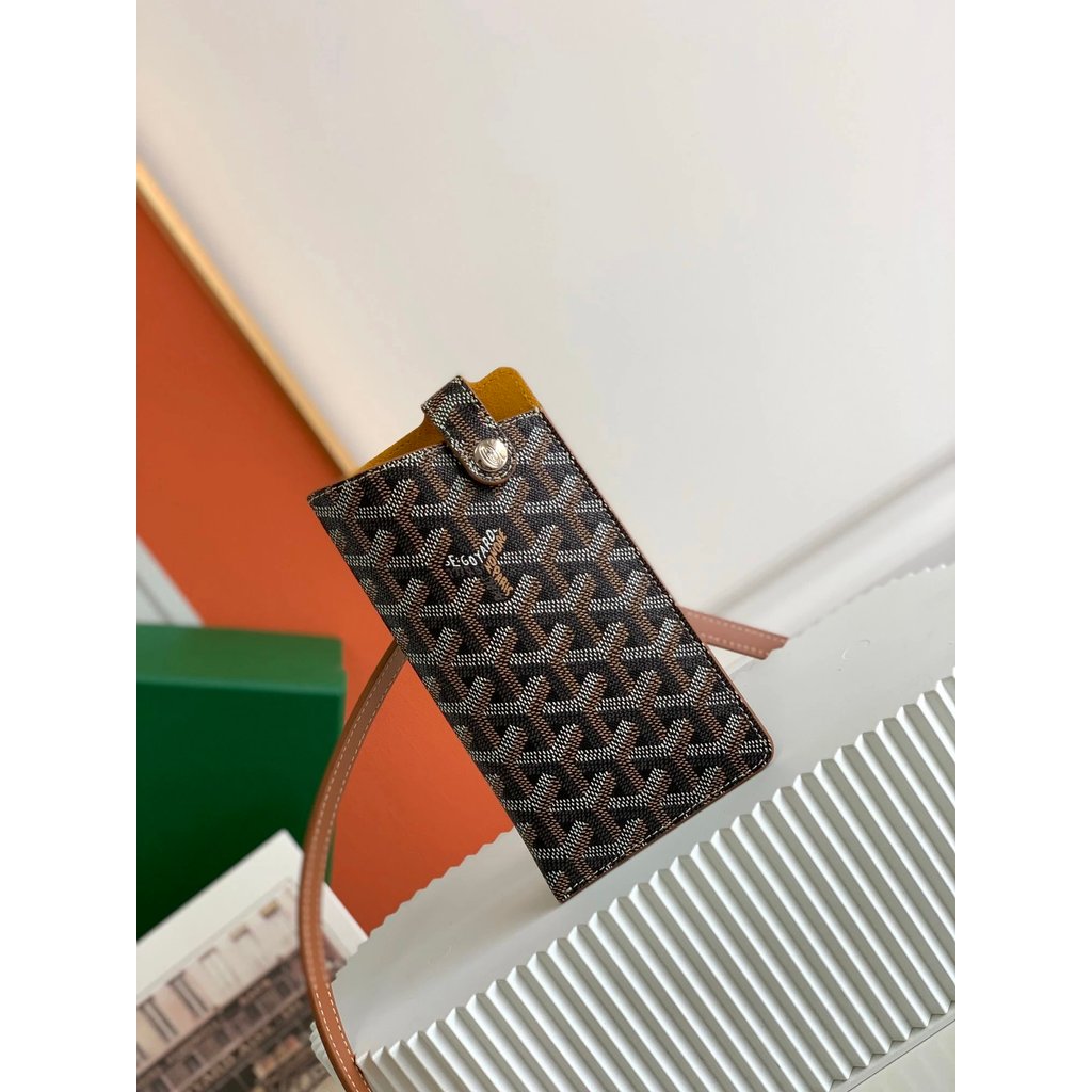 กระเป๋าโทรศัพท์มือถือและเหรียญ Goyard MontMartre สไตล์สำหรับทั้งผู้ชายและผู้หญิง