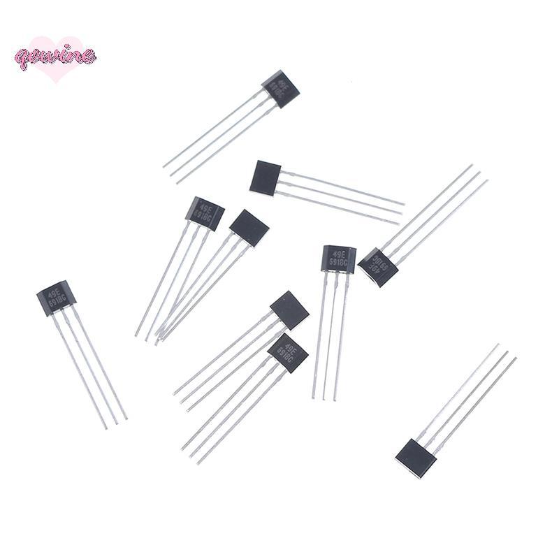 [qowine] 10 ชิ้นองค์ประกอบห้องโถง 49E OH49E SS49E เซ็นเซอร์เชิงเส้น TH