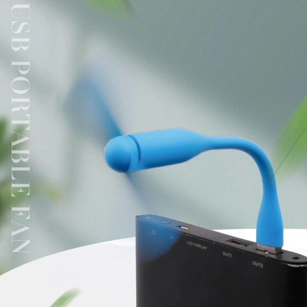 พัดลม USB ขนาดเล็ก แบบพกพาสำหรับ Power Bank คอมพิวเตอร์ โน้ตบุ๊ก thumbnail 5