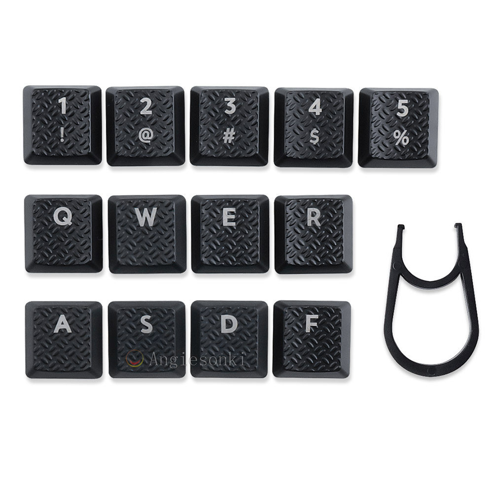 [คลังสินค้าพร้อม] เหมาะสําหรับเกม Logitech G915 913 G815 813 เนื้อสีดํากันลื่นโปร่งแสง 13-Button Key