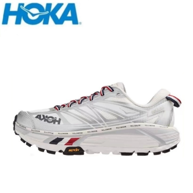 [HOKA] HOKA One Mafate Low-top Running Sneakers สีเงินขาว สำหรับทุกเพศ