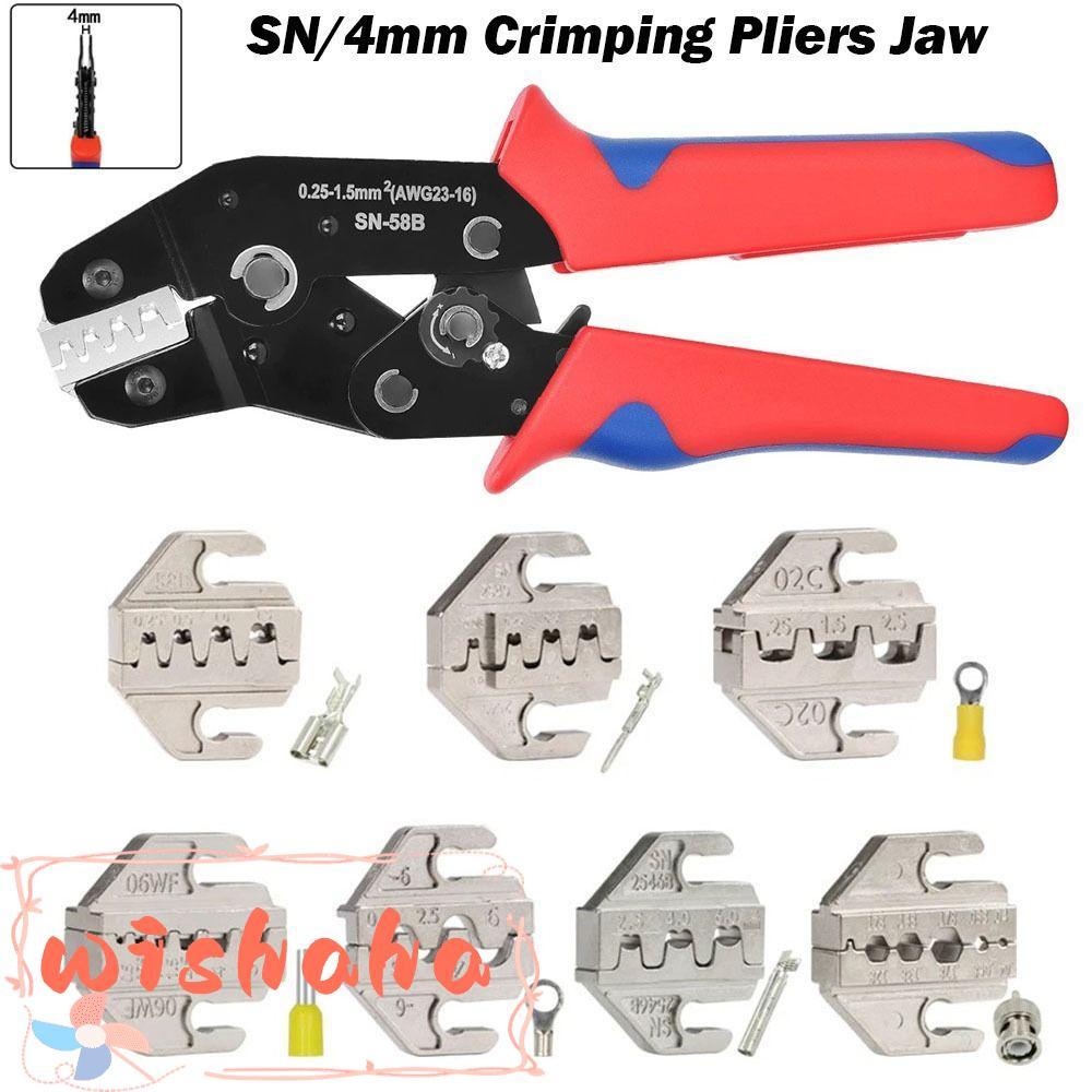 WISHAHA CRIMPING คีมขากรรไกร,กว้าง 4 มม.06WF 2549 03H SN CRIMPING คีมขากรรไกร, 48B 58B SN-2546B 02C 