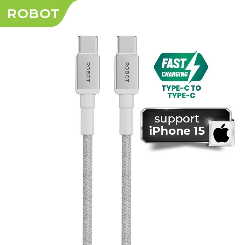 ROBOT RSCC120 Type C To Type C Data Cable 60W 120Cm