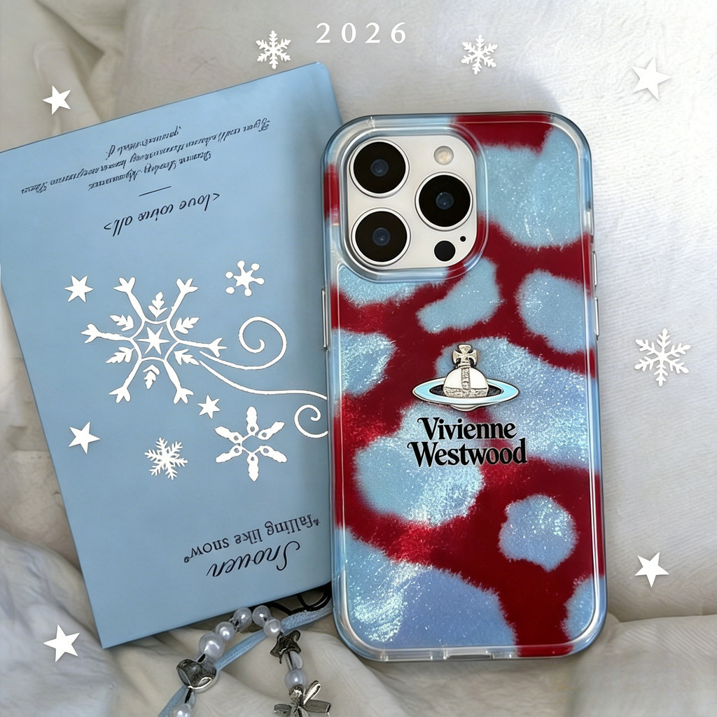 Retro Amber Blue Leopard พิมพ์เคสโทรศัพท์เหมาะสําหรับ iPhone18ProMax รวมทุกอย่างกันกระแทกเหมาะสําหรับ 17Pro เกาหลี Niche Soft Case