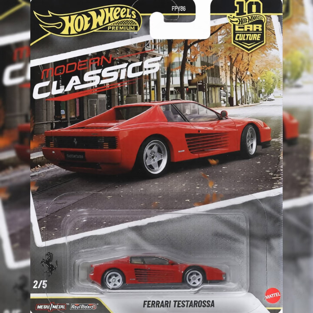 Hot Wheels Premium Car Culture Modern Classics Ferrari Testarossa