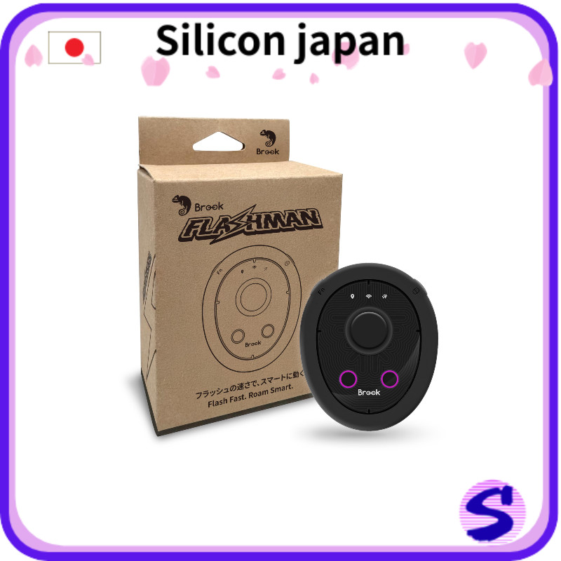 Brook Flashman 2026 GPS Joystick iPhone iOS 17+ Bluetooth Controller ไม่ต้องเจลเบรก Teleport Smart R