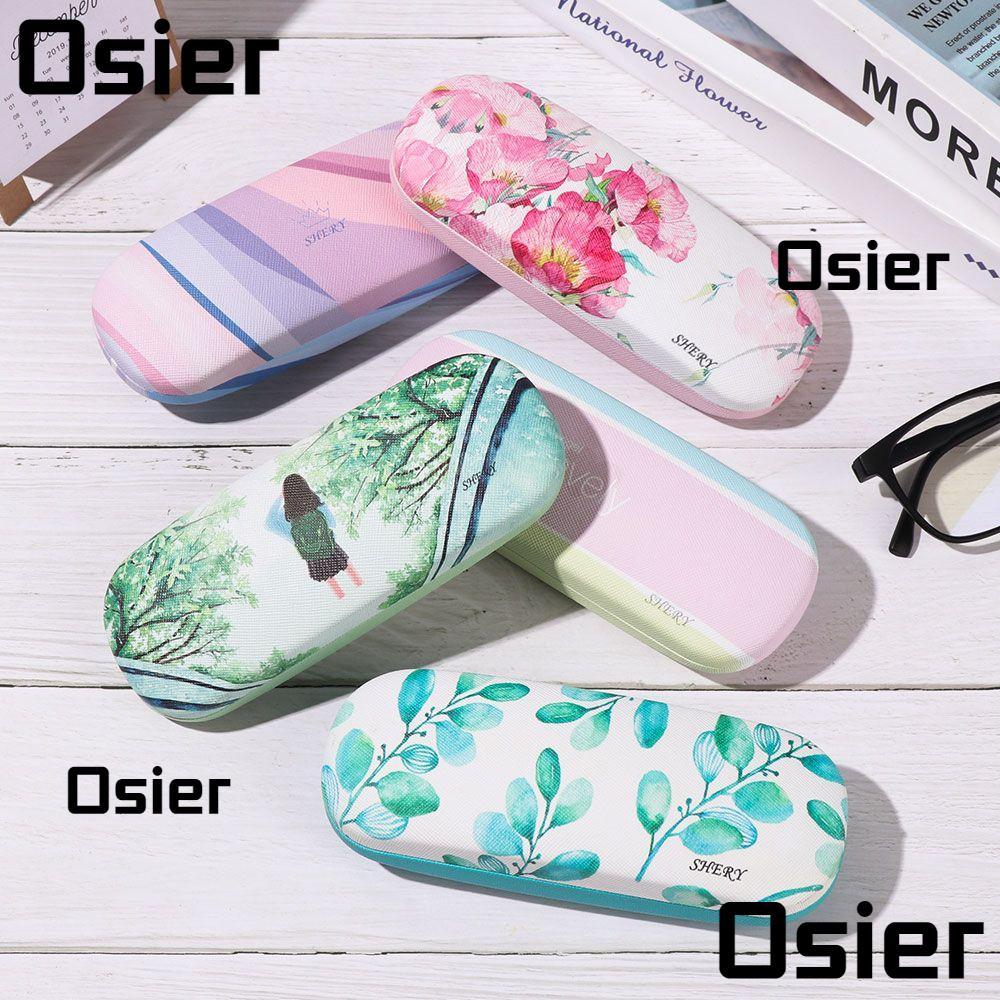 กล่องบรรจุแว่นตา OSIER แบบพกพา ดีไซน์น่ารักมีลวดลายสวยงาม