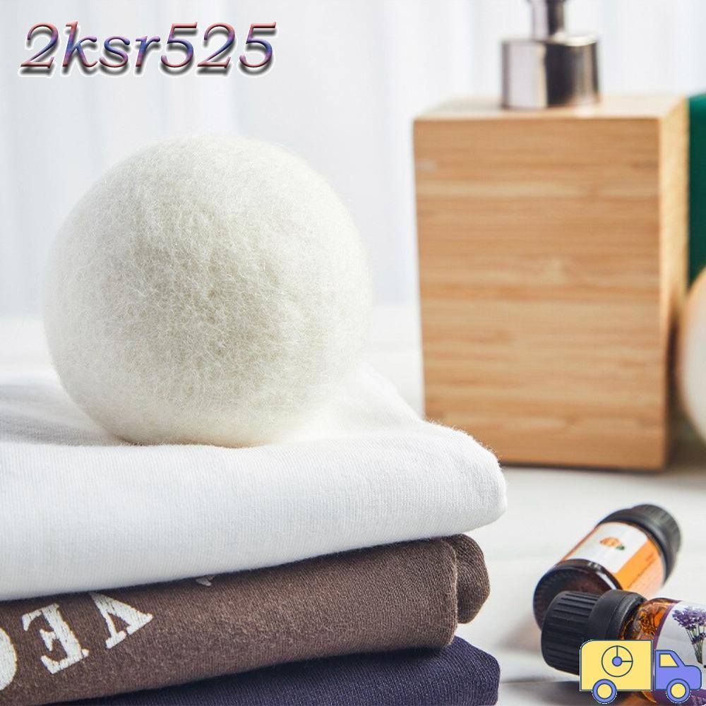 2KSR525 6pcs Home Washing Ball,Reusable Accelerated Wool Dryer Ball,Practical-Reduction 6-8 ซม. Soft