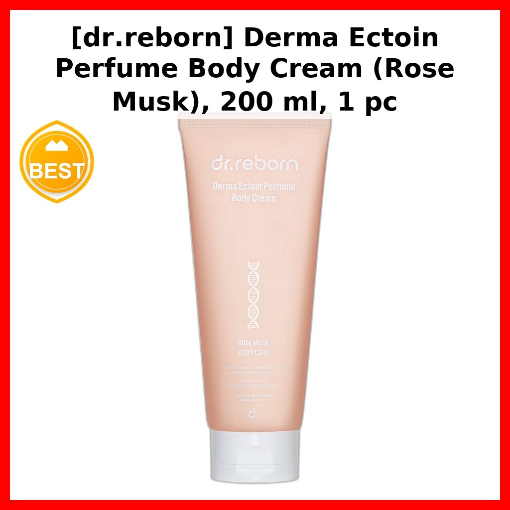[dr.reborn] Derma Ectoin Perfume Body Cream (Rose Musk), 200 ml, 1 ชิ้น / Korean Body Cream / กลิ่น 