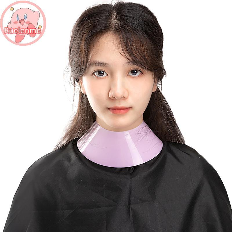 ถูกต้อง ซิลิโคน Ne Protector ผ้าพันคอตัดผมห่อ Salon Collar ย้อมผมผ้าคลุมไหล่ร้านตัดผม Shatterproof Pad Hairdressing ตัดห่อ TH