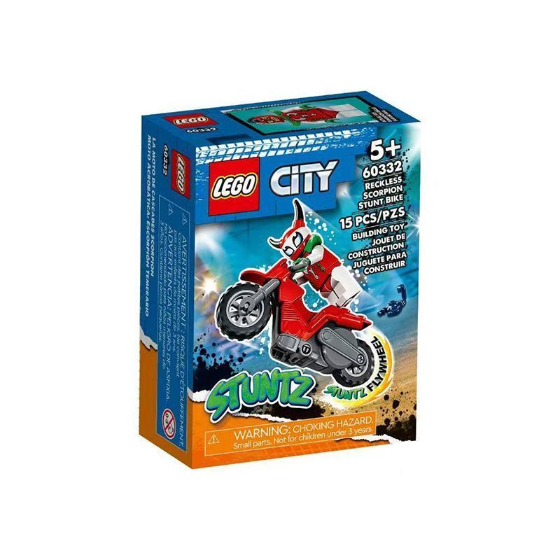 [เลโก้] Lego 60332 City Series Wild Scorpion Motorcycle Boy Children Educational Building Block Toys
