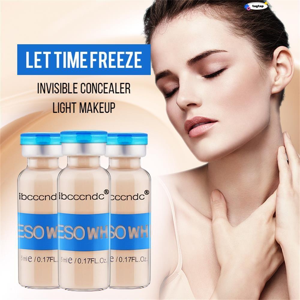 INNEW 10 ขวด/กล่อง Foundation Cream Beauty Liquid Meso White Cosmetic