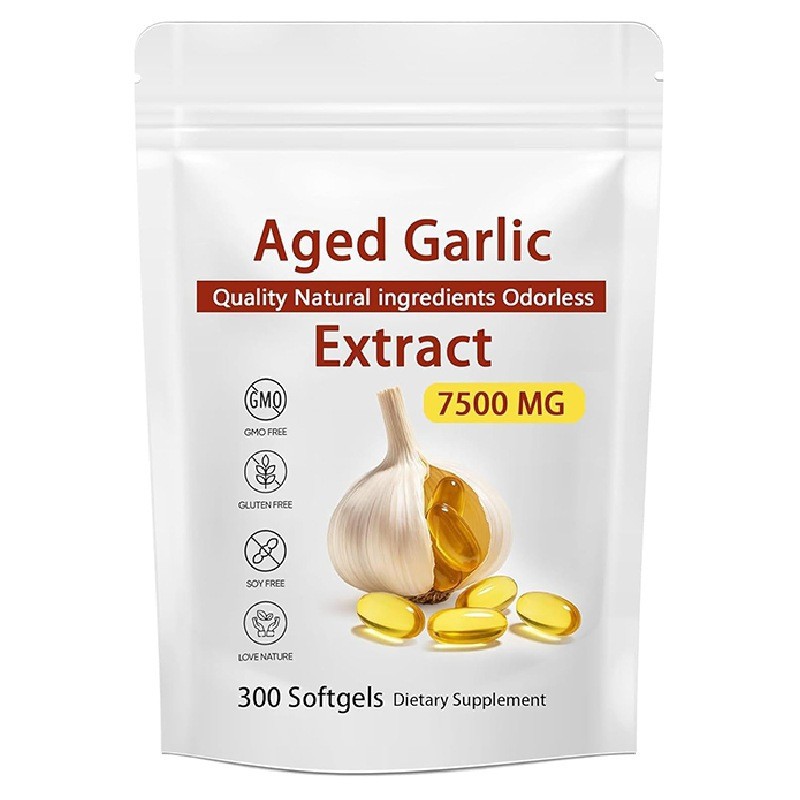 现货速发新品 大 Soft Gel แคปซูล老人 Softgel Aged Garlic Softgel26879429
