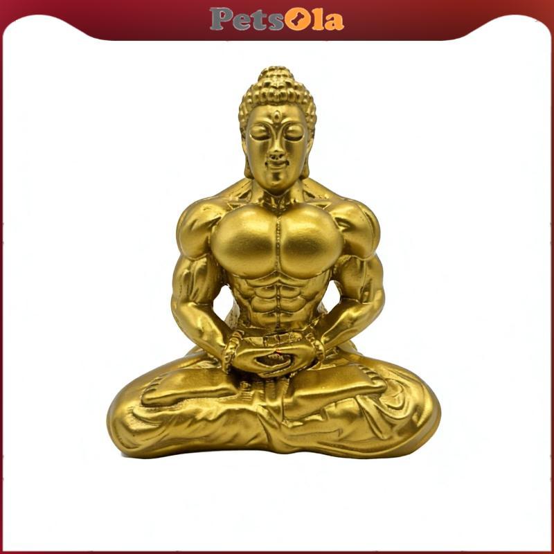 [สัตว์เลี้ยง] โมเดิร์นเรซิ่นพระพุทธรูปรูปกล้ามเนื้อประติมากรรมตกแต่งบ้านที่สร้างแรงบันดาลใจสําหรับห้องทําสมาธิสํานั