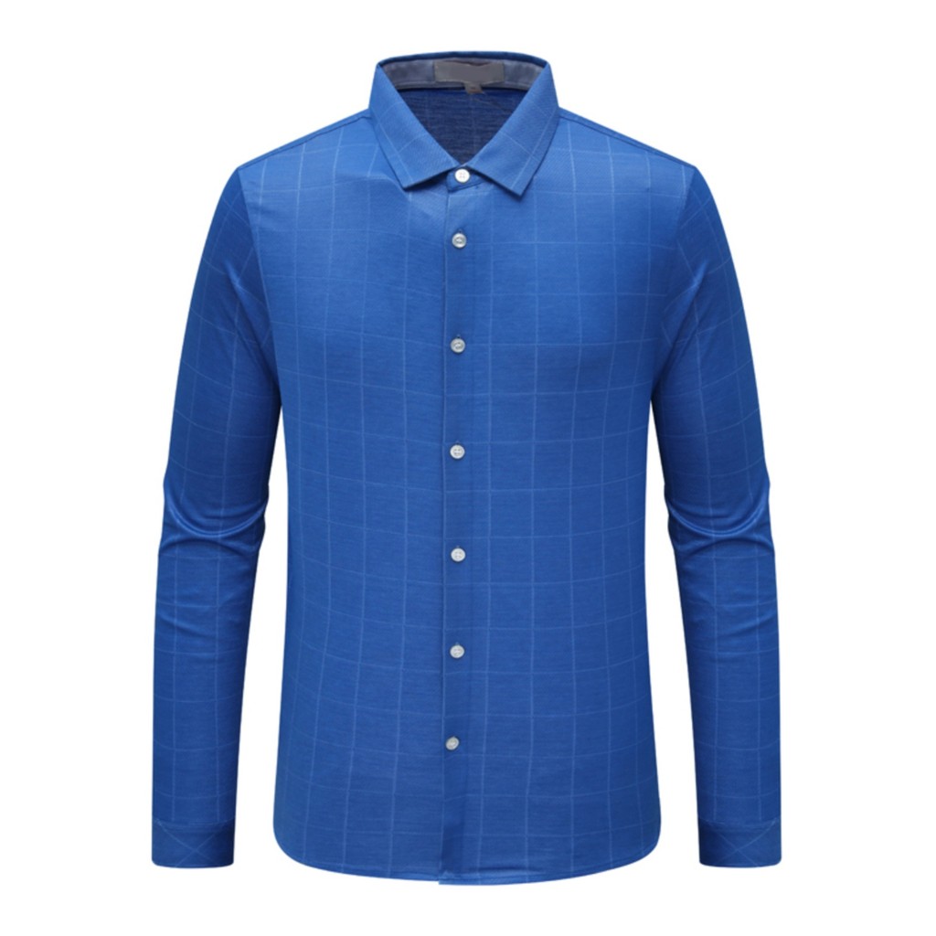 DJ80 Dream Mens Long-Sleeved Sweater สบายยืด Mulberry Silk Casual Lapel Cardigan Top