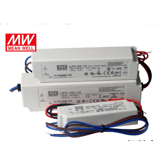 MEAN WELL สวิทช์แหล่งจ่ายไฟกันน้ํา LPH-18-12 LPH-18-24 LPV-20-5 LPV-20-12 LPV-20-24 LPV-35-5 LPV-35-