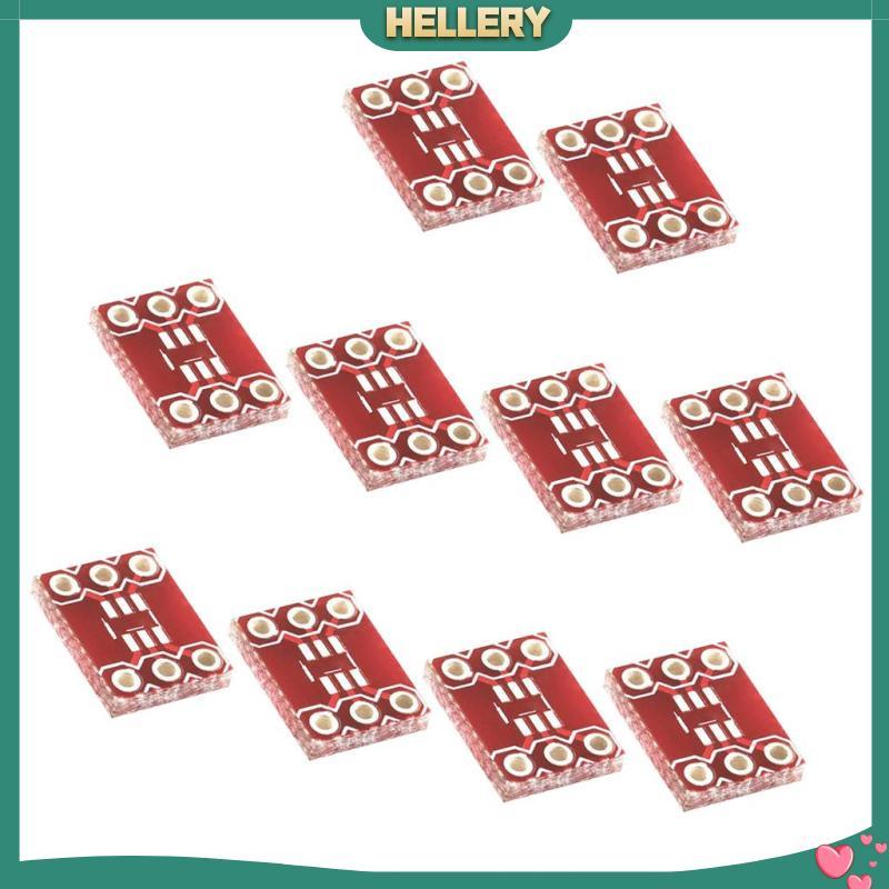 [HelleryTH] 10 ชิ้น 6 พิน SOT23 เป็นอะแดปเตอร์ DIP PCB ซ็อกเก็ตการทดลองแปลงบอร์ด