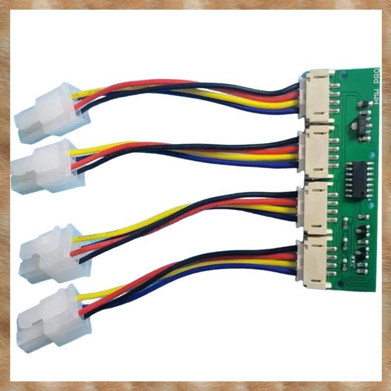 [KYG] พัดลมจําลองจําลองจําลอง 12V 4-In-1 Square 4Pin สําหรับ S21 S19kpro T21 KS5 KS5pro พัดลม Spoofe