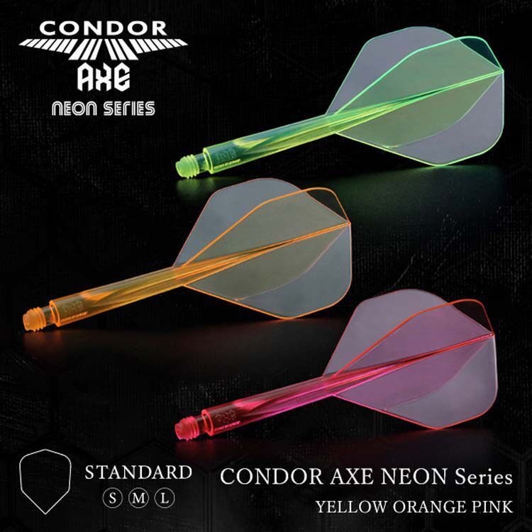 CONDOR AXE NEON STANDARD CONDOR Big Square Integrated Fluorescent Dart Wing Dart Leaf