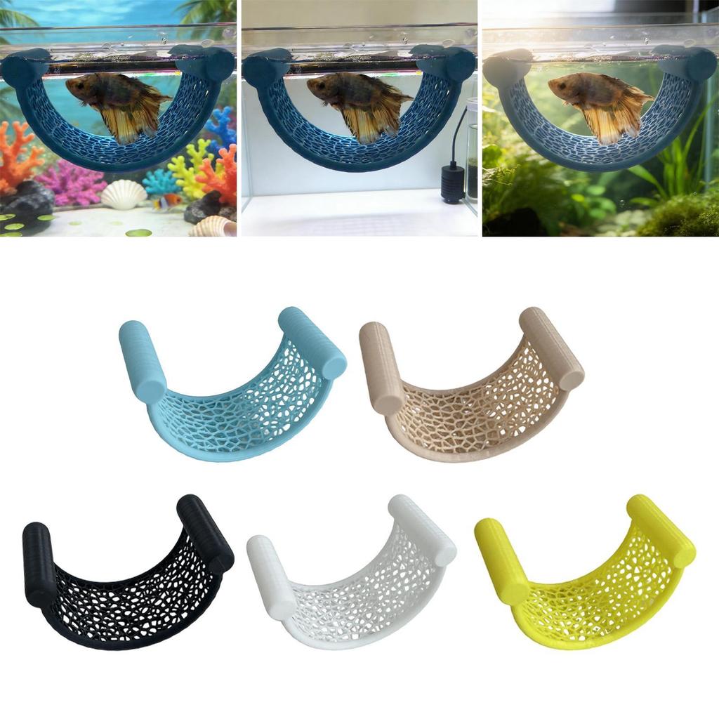 [Qklmdt] Betta Hammock Floating Fish Tank Accessory PLA วัสดุสําหรับ Aquarium Betta Fish กุ้ง Guppy 
