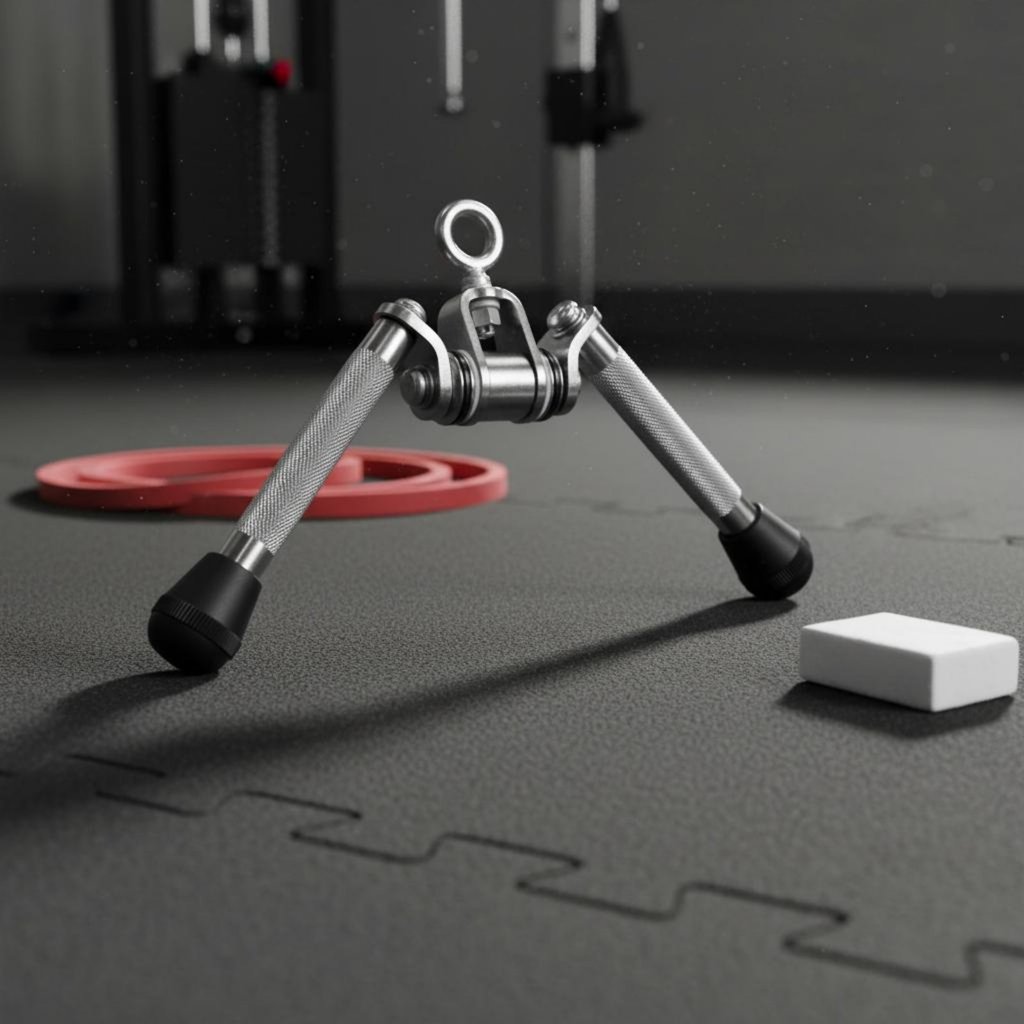 การออกแบบตามหลักสรีรศาสตร์ V-Bar Pulldown Handle Non-Slip Grip Straight-Bar Row Attachment Heavy Dut