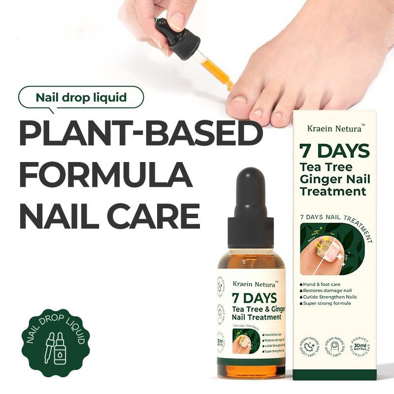 [ขายร้อน] Kreain Nature Kreain Nature Nail Care Solution 30ml ต้นชาขิงและส่วนผสมจากธรรมชาติอื่นๆ น้ํ