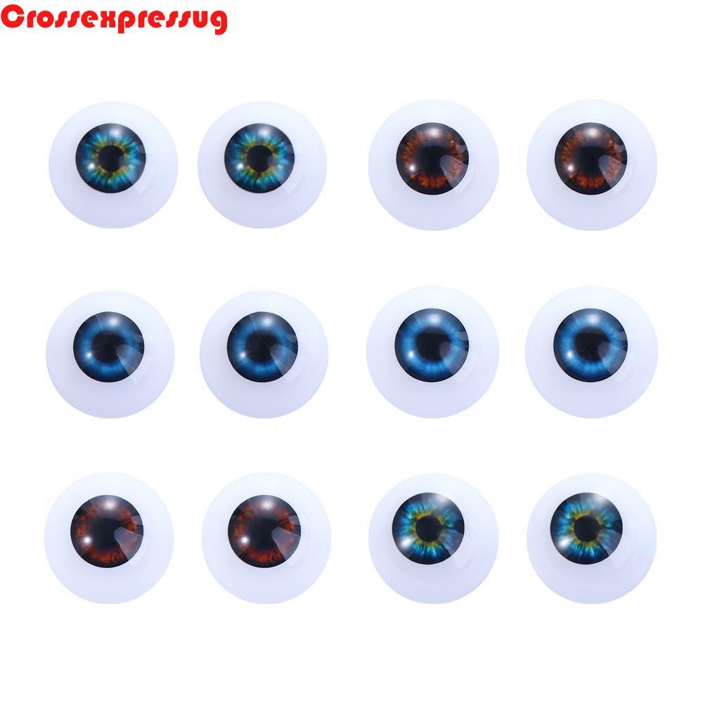 VORTEX ตุ๊กตา Eyeball ตาปลอมตุ๊กตาของเล่นตาตุ๊กตาหมีทําตุ๊กตาอุปกรณ์เสริมหุ่นทําตุ๊กตา Bjd Eyeball