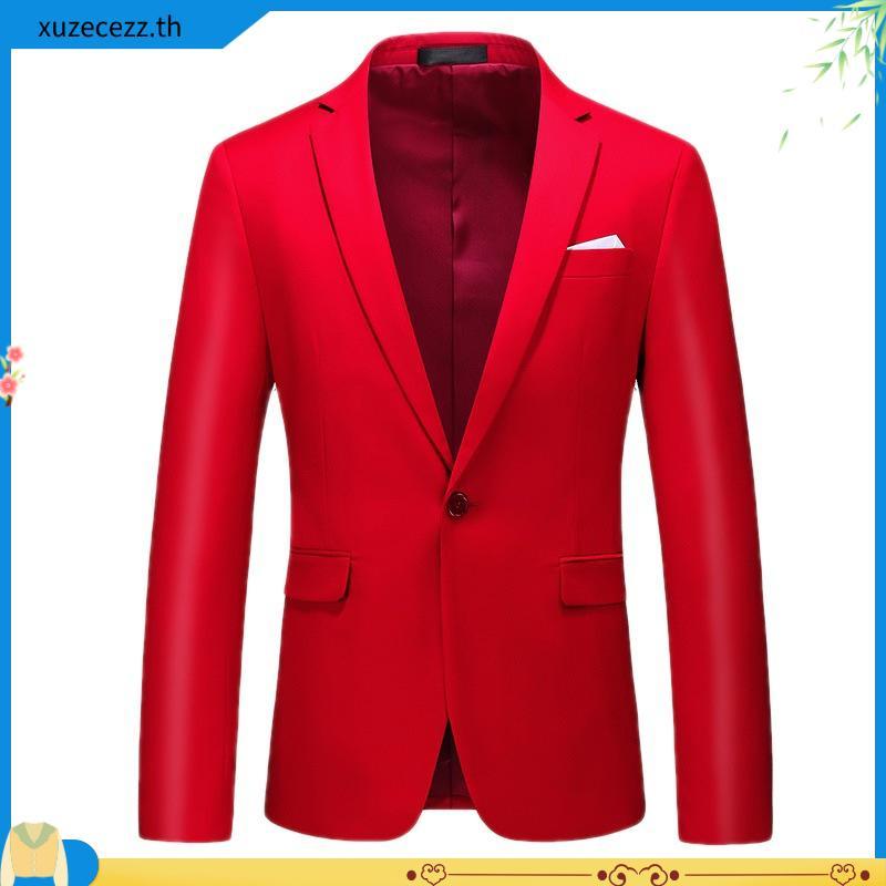 ชุดสูทสูททางการ ขนาดใหญ่ สีม่วงเข้ม สําหรับผู้ชาย K711 PK985 70D0