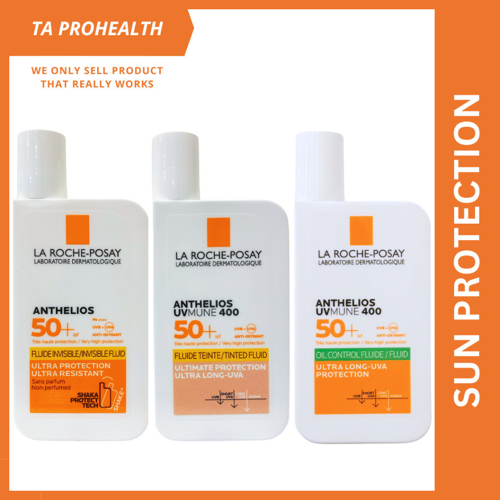 La Roche Posay Anthelios Tinted Fluid / Invisible Fluid SPF50+ Non-Perfumed Sunscreen 50ml
