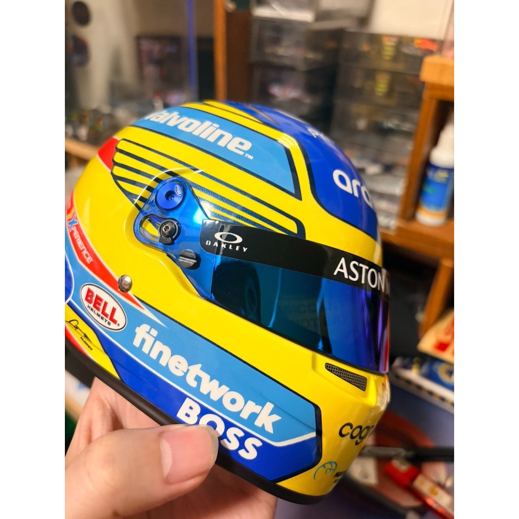 [สต๊อกพร้อม ติดต่อหากคุณมีคําถามใดๆ] รุ่น F1 หมวกกันน็อค Alonso Aston HELM Alonso Aston