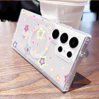 เคส ชาร์จไร้สาย สำหรับ Samsung A57 A37 A07 A17 A06 A16 A26 A36 A56 A55 S26 S25 S24 S23 Ultra S25Fe S24Fe S23Fe ลายน่ารัก
