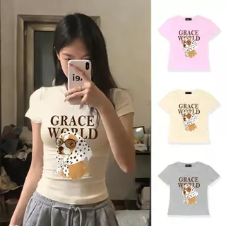 พร้อมส่ง! เสื้อยืดคอกลมทรงเข้ารูป ผ้าCOTTON100% สีพื้น เนื้อผ้าเกรดพรีเมียม คอกลม ใส่สบาย