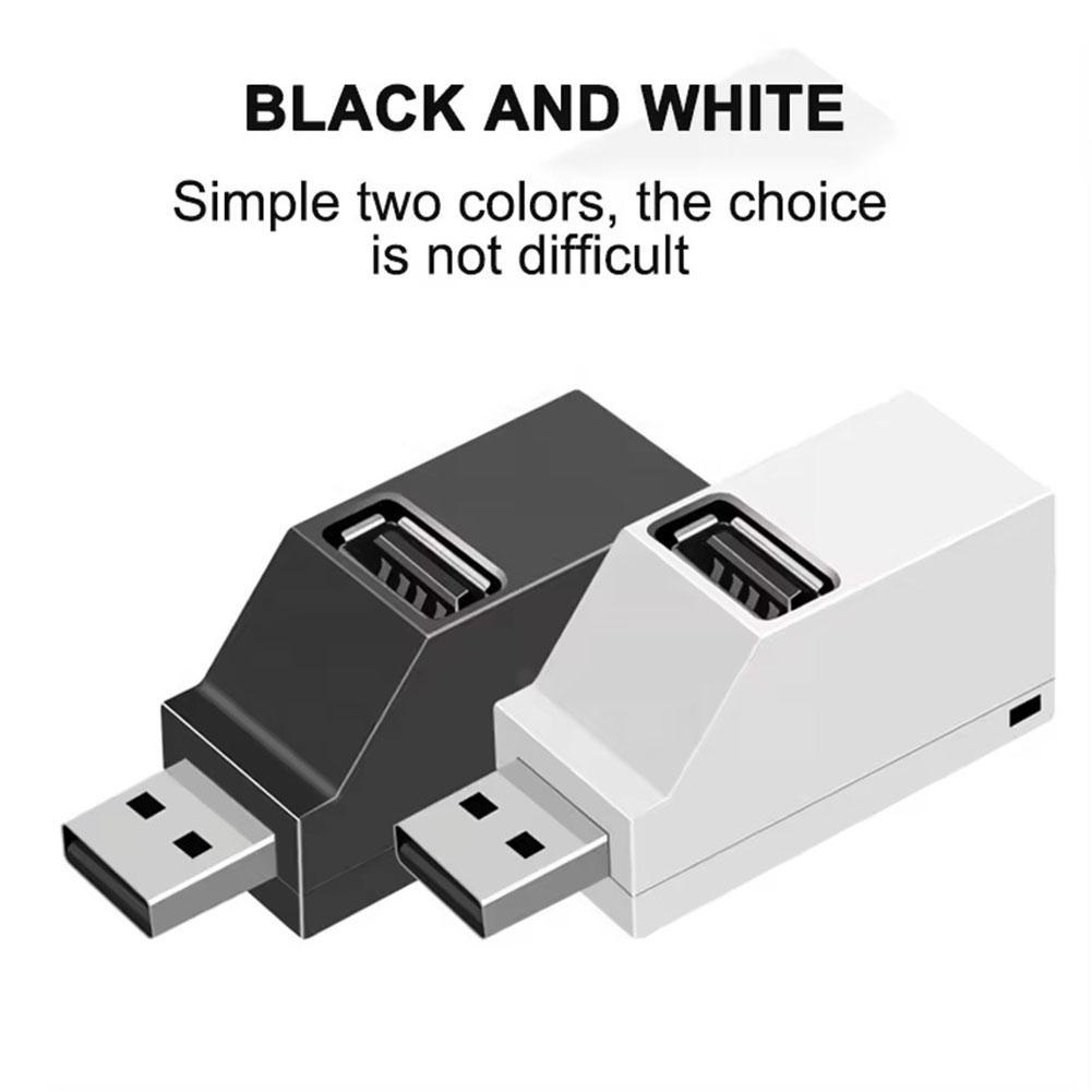 Usb Hub 3.0 Mini 3 พอร์ตความเร็วสูง 5gbps แบบพกพา Splitter อะแดปเตอร์ความเร็วสูงสําหรับแล็ปท็อป H5p9