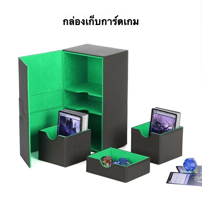 กล่องเก็บการ์ด PTCG Pokémon, Yu-Gi-Oh!, Three Kingdoms Kill, Wanzhi WS ชุดกล่องเกมบอร์ด