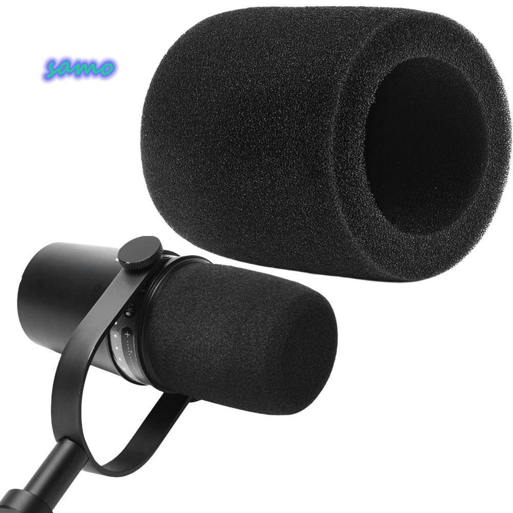 SAMO ไมโครโฟน Pop Filter, Flocked ฟองน้ําโฟม Windproof Mic กระจก, การเพิ่มประสิทธิภาพเสียงเปลี่ยน Po