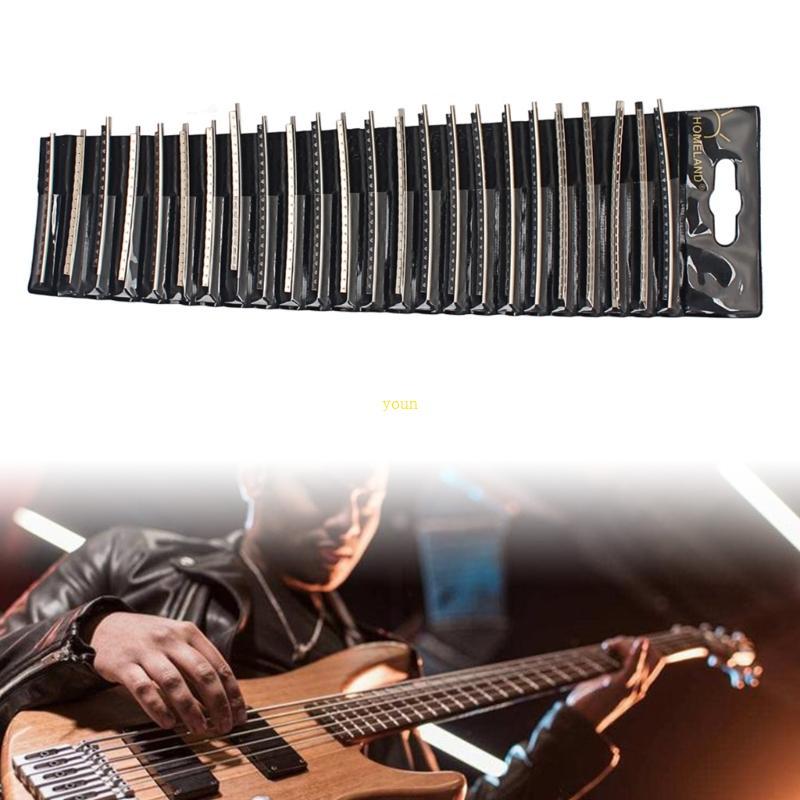 Youn 24 Fret ไฟฟ้าเบสกีตาร์ Fret Wire Fretwire Fingerboard อะไหล่