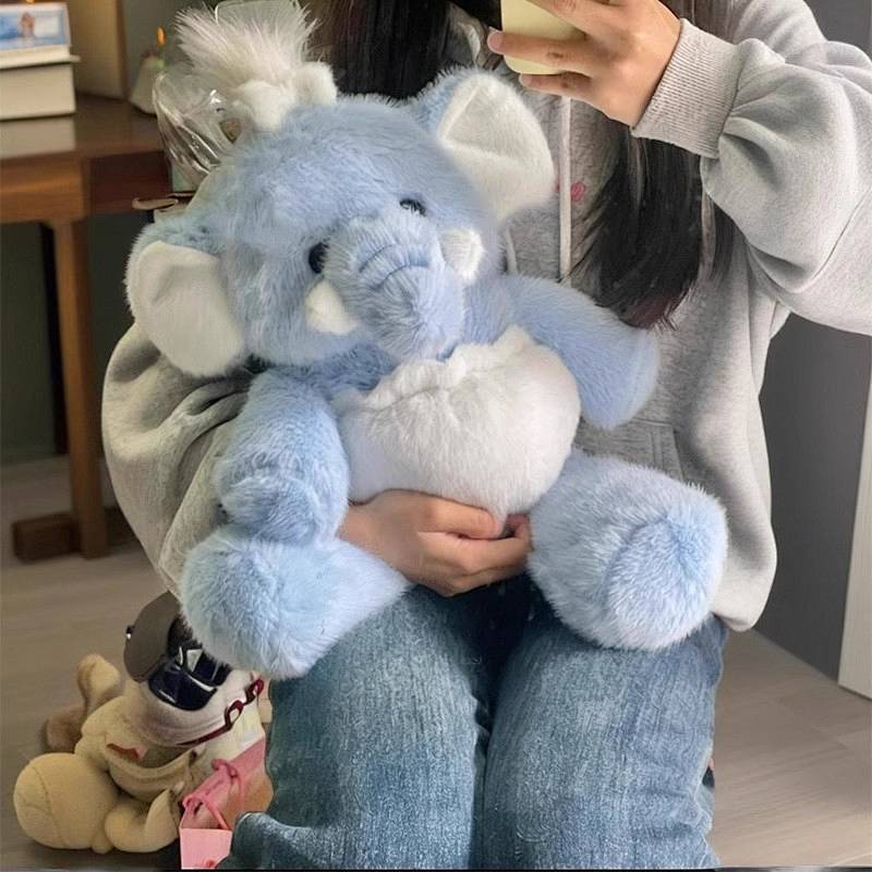 Elephant Plush Puppet and Doll Doll Plush Toys Sleep Companion Doll Cute Pillow 7cem