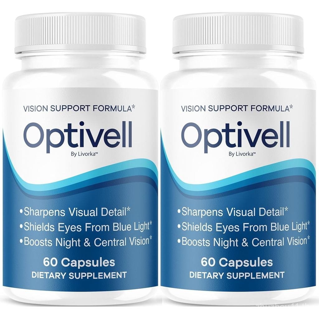(2 แพ็ค) Optivell Eye Capsules - Official Optivell Advanced Premium Vision Support Pills - ความแรงสู